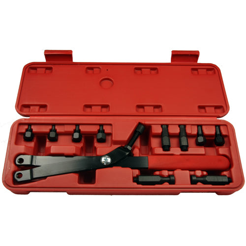 Stirnlochschlüssel für Zweilochmuttern / Nockenwellenrad Gegenhalter Ø 5-16 mm