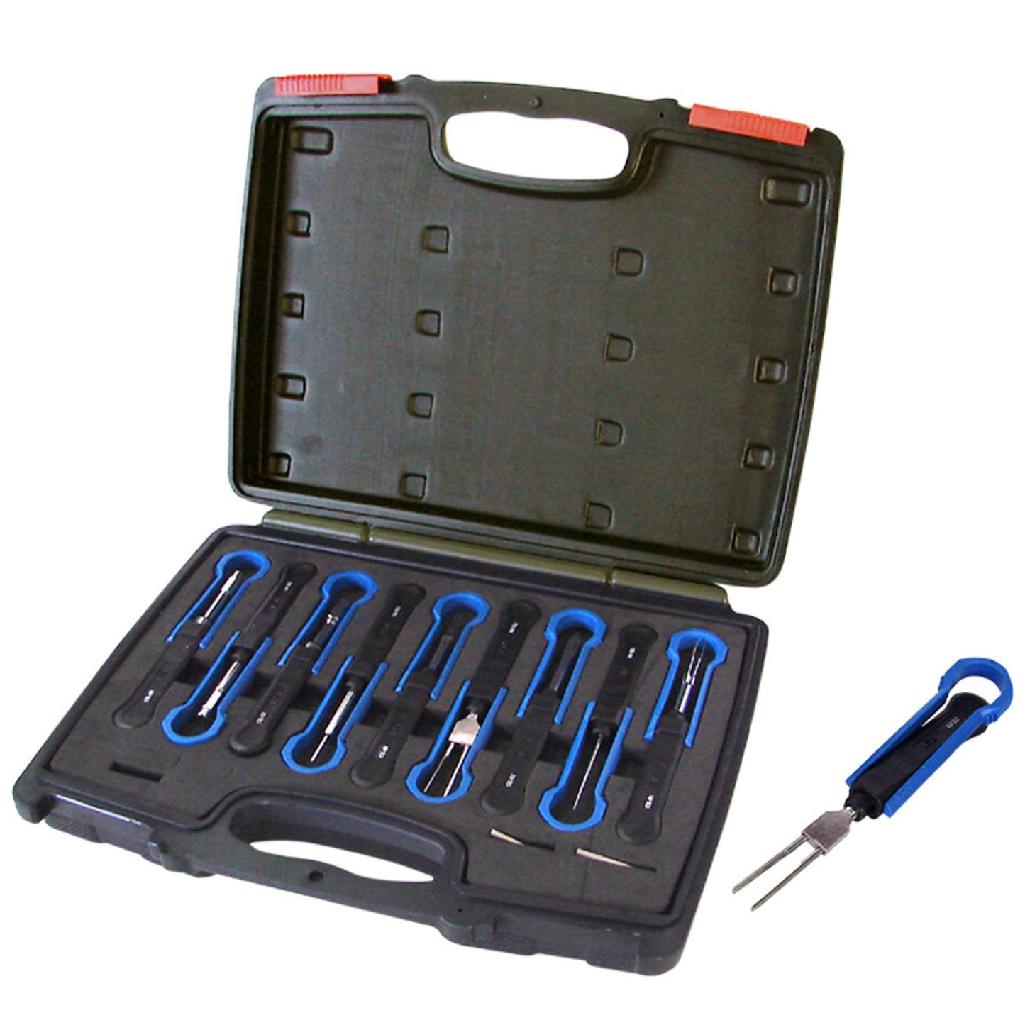 Entriegelungswerkzeug Aussteck Satz Steckverbinder Stecker Radio Buchse 12 tlg.