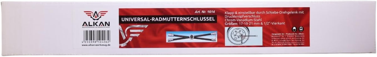 Radmutternschlüssel Verpackung Alkan