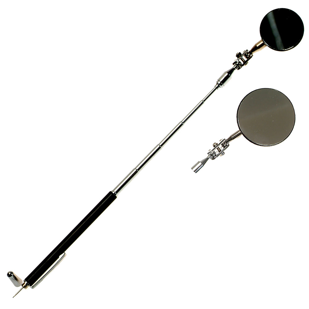3 in 1 Teleskop Magnetheber und Inspektionsspiegel ausziehbar mit Clip u. Nadel
