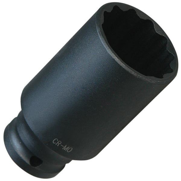 IMPACT Steckschlüssel Einsatz Stecknuss Nuss VIELZAHN 12 kant 1/2 CR-MO 27-36 mm