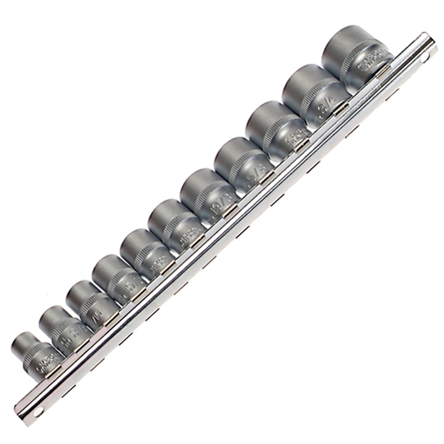 11 x Steckschlüssel-Einsätze Nusskasten Stecknuss SAE ZOLL ZÖLLIG 3/8" Antrieb