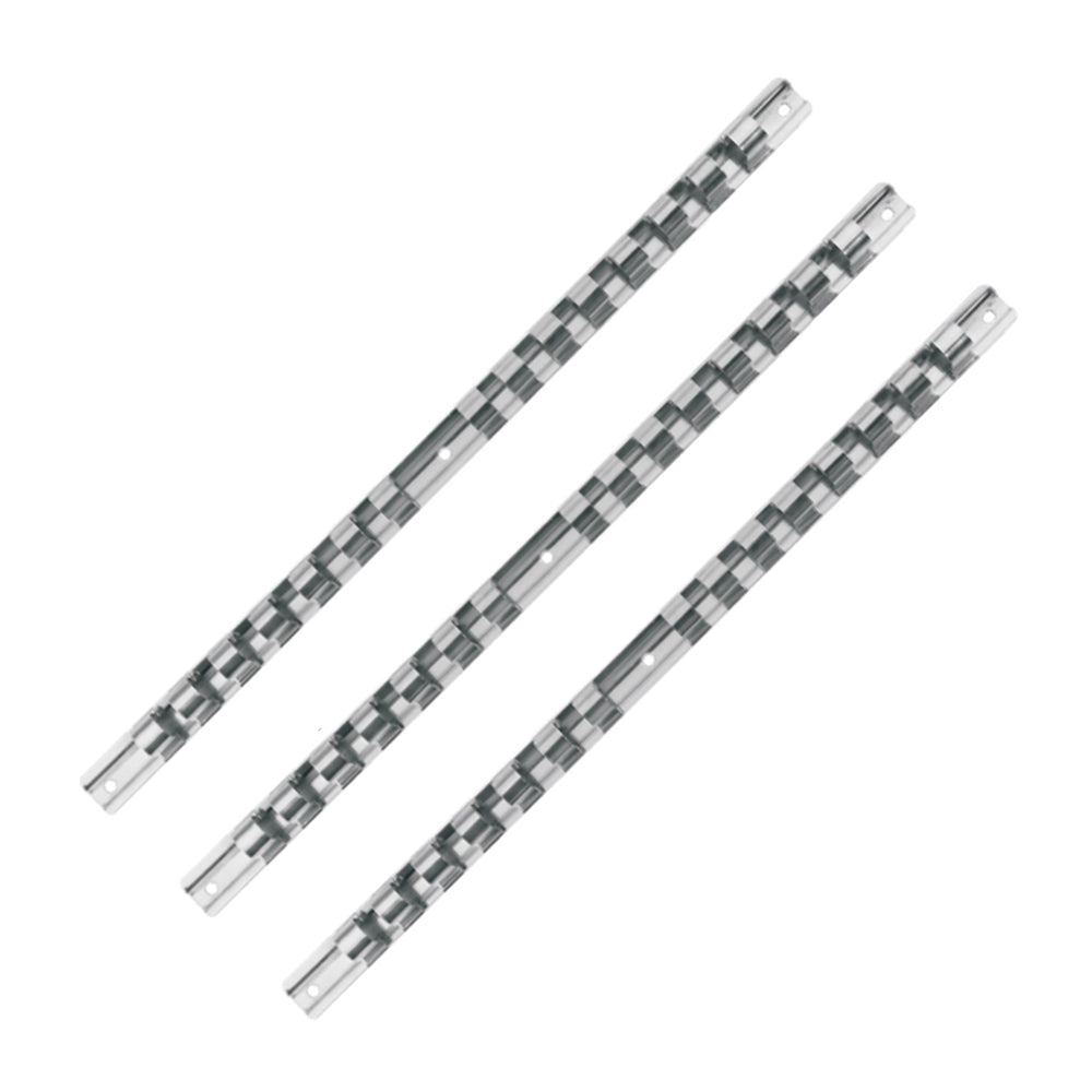 3 Aufsteckschiene Klemmleiste Nusshalter Aufsteckleiste f. Nüsse 1/4" 3/8" 1/2"