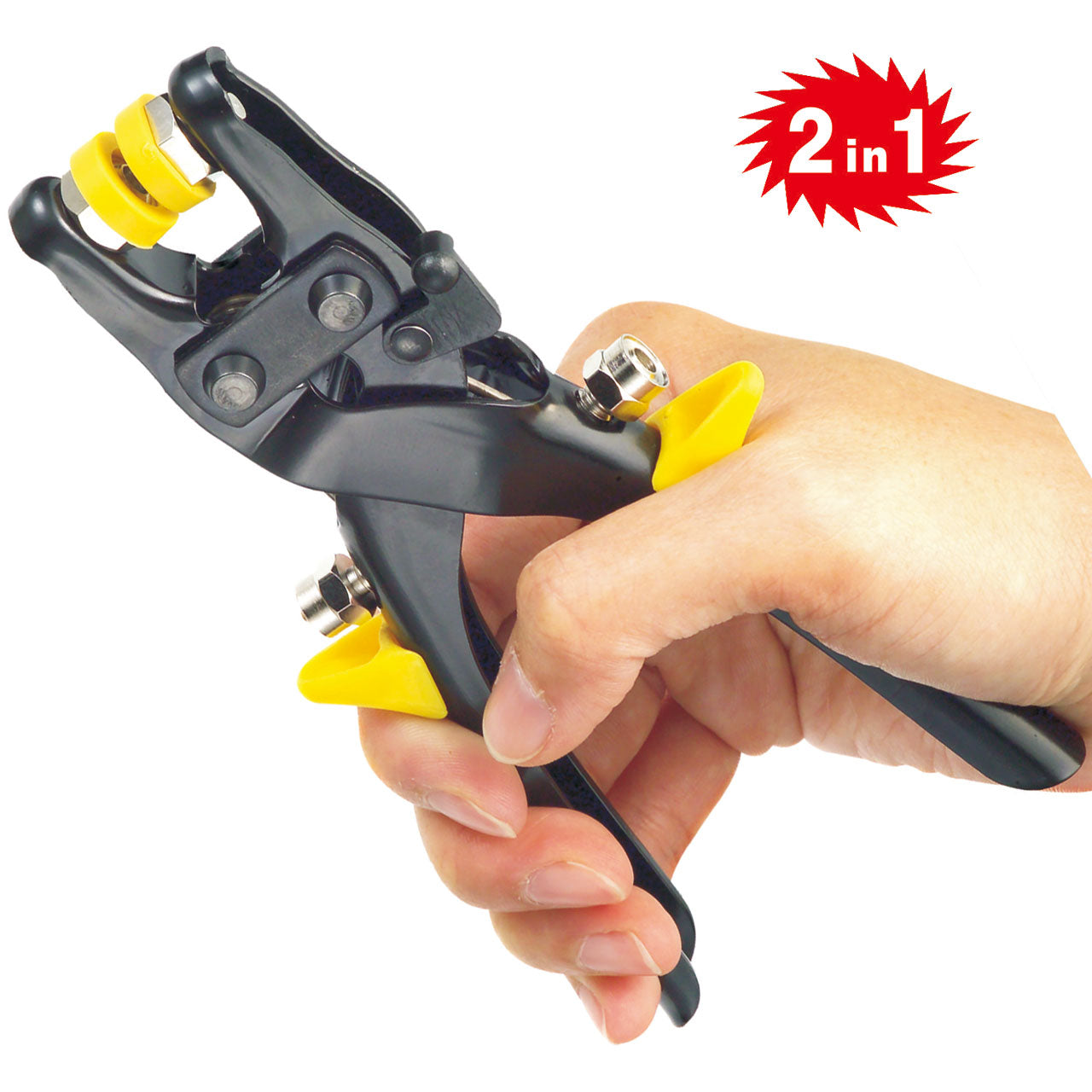 2 in 1 Druckknopfzange / Ösenzange Ösenpresse Druckknöpfe Installations-Set