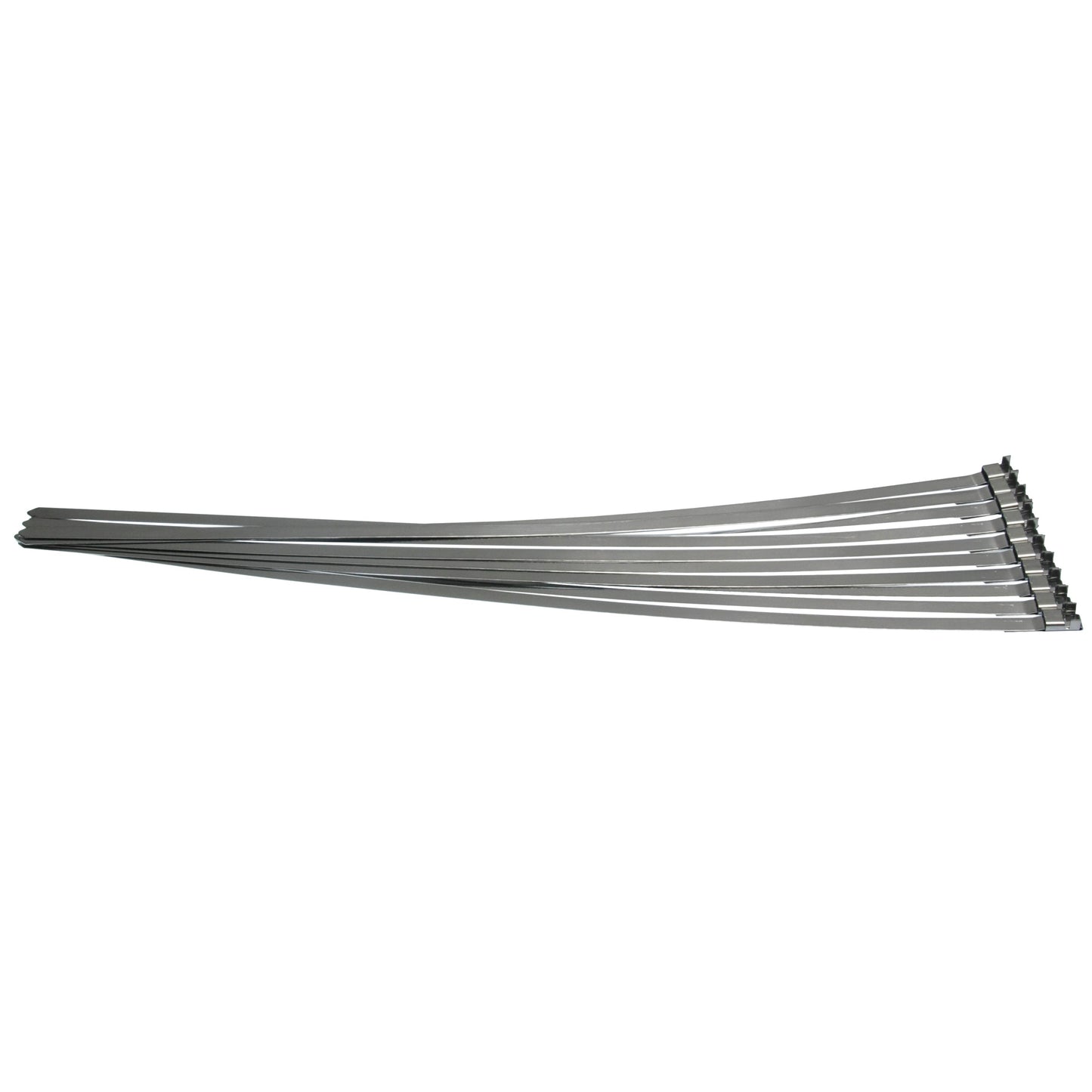10 x Vorgefertigte Edelstahl 304SS Schlauchbandschellen Kabelbinder Länge 740 mm