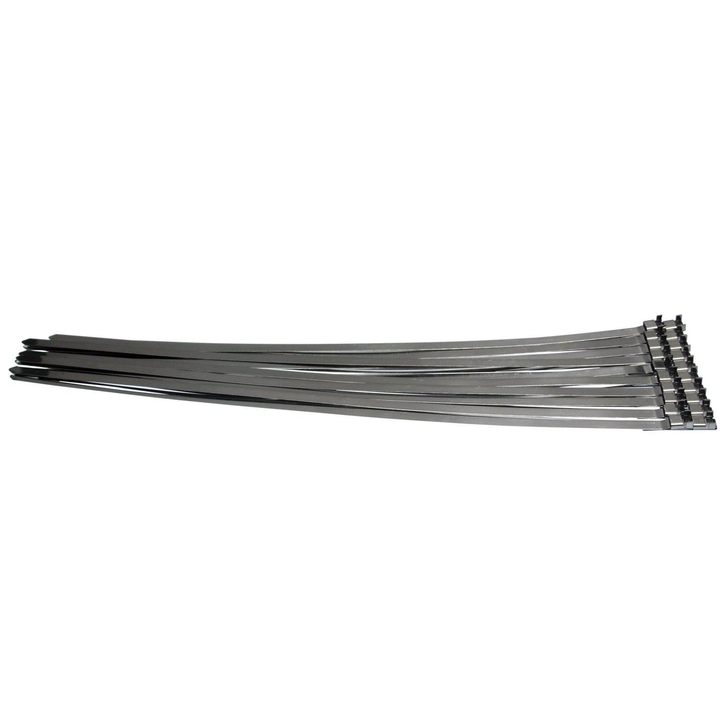 20 x Vorgefertigte Edelstahl 304SS Schlauchbandschellen Kabelbinder Länge 740 mm