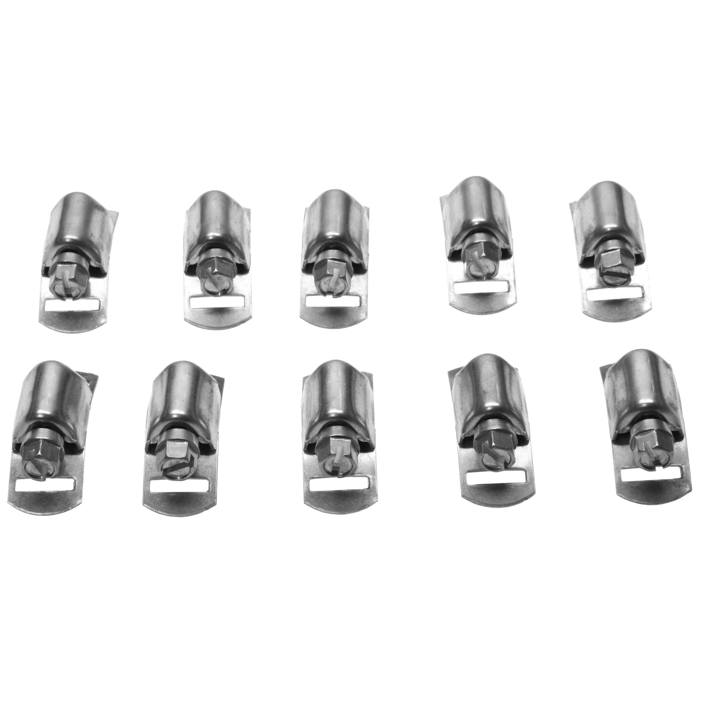 Bandschlösser Edelstahl (V2A) Klemmverschluss für 12.7 mm Band / Schelle 10-tlg.
