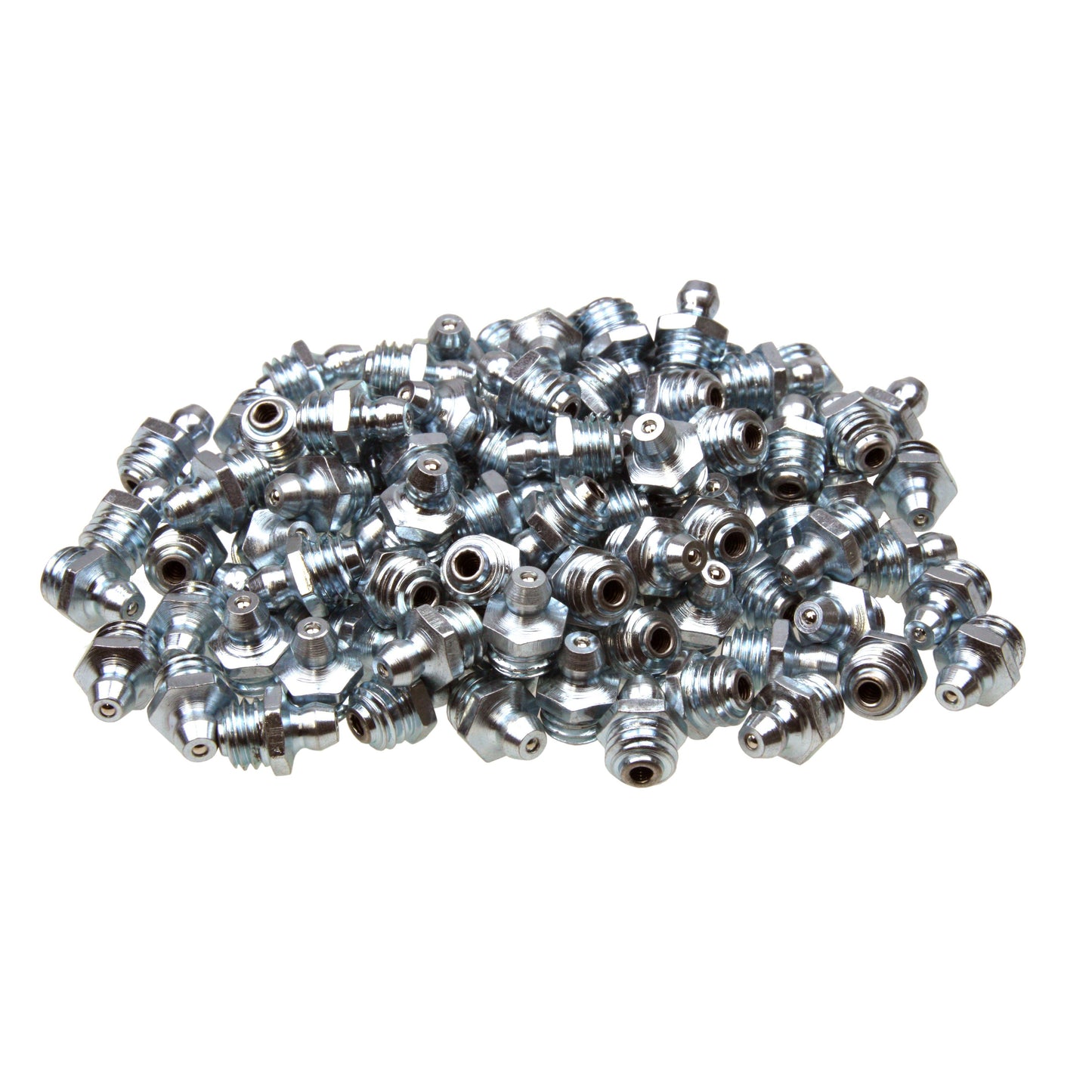 10 x Kegel-Schmiernippel (Fettnippel H1 Form A 0° gerade M10 x 1.5) verzinkt