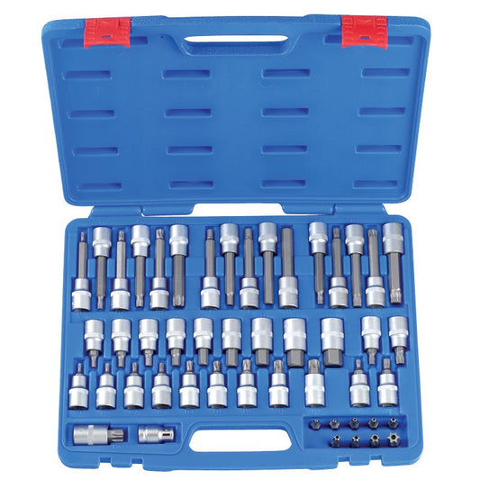 Einsätze TORX mit stirnloch VIELZAHN INNENSECHSKANT 1/2"-Antrieb Nuss 49 tgl.