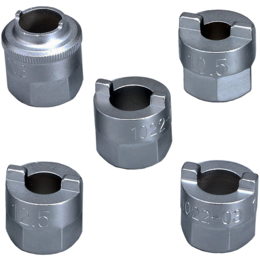 5 Spezial Einsätze für Federbein  VW AUDI VAG MERCEDES  Bohrung 10,5 - 14,5 mm