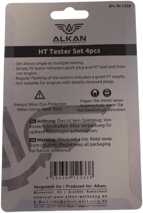 Alkan Zündkerzentester Verpackung