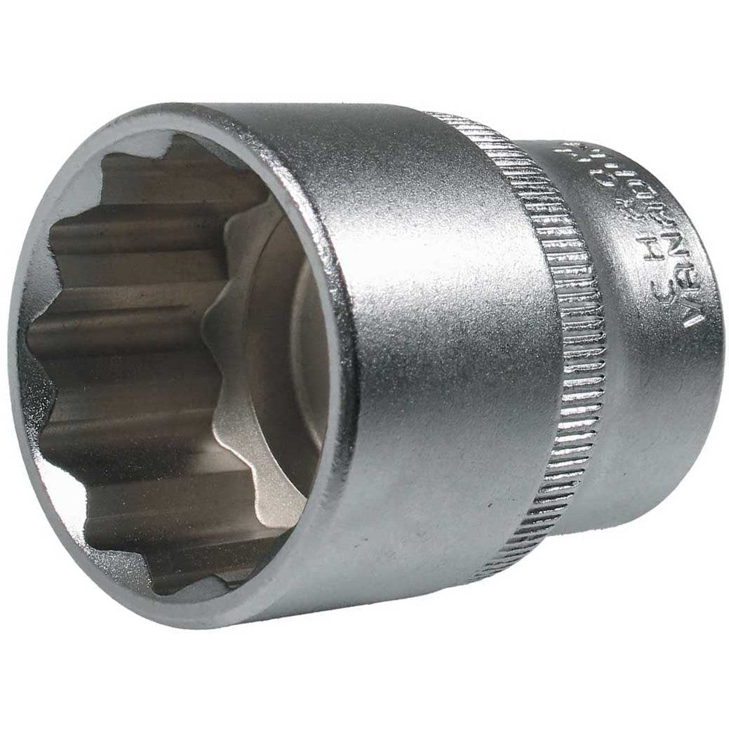 30 mm Steckschlüsseleinsatz Stecknuss Nuss 12-KANT VIELZAHN 1/2"-Antrieb CV-St