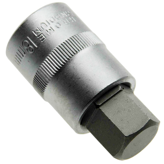 Alkan MULTITASK Steckschlüsseleinsatz-Set – 19-teilig, 1/2 Zoll Antrieb, Für METRISCH, ZOLL & TORX | Aus Chrom-Vanadium-Stahl