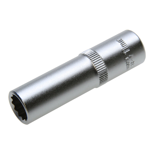 11 mm Lange VIELZAHN Steckschlüssel-Einsatz Stecknuss 12-kant Nuss 3/8"-Antrieb