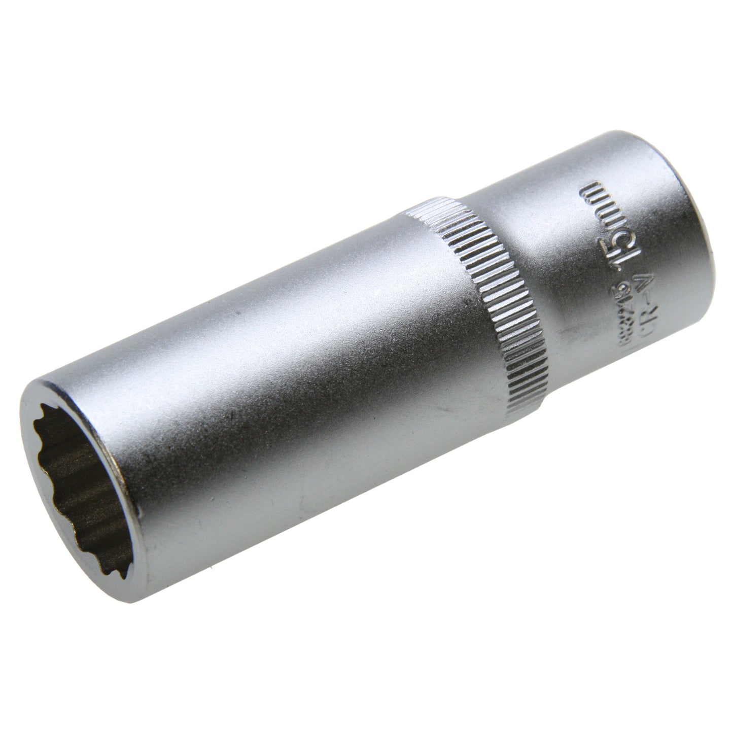 15 mm Lange VIELZAHN Steckschlüssel-Einsatz Stecknuss 12-kant Nuss 3/8"-Antrieb