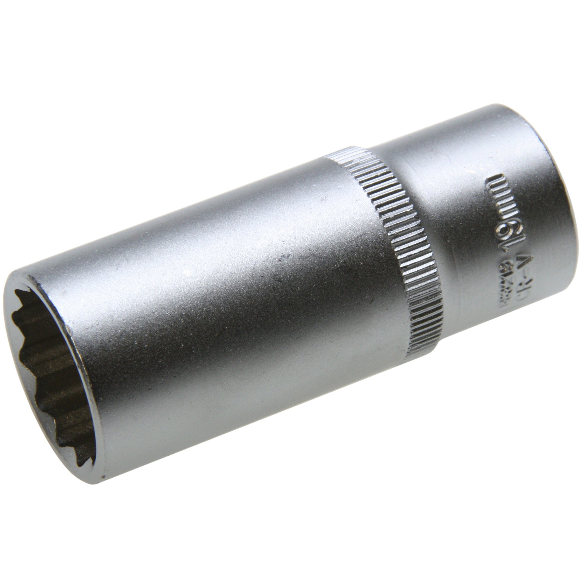 19 mm Lange VIELZAHN Steckschlüssel-Einsatz Stecknuss 12-kant Nuss 3/8"-Antrieb