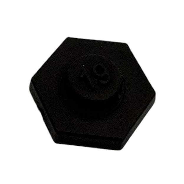 Kunststoff-Einsätze mit Magnet für 10 Steckschlüsseleinsätze, 10–19 mm (SCHWARZ)