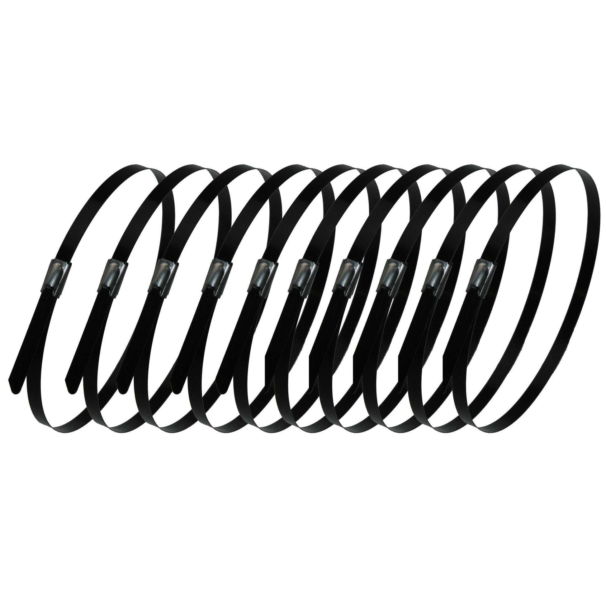 SS304 Edelstahl-Kabelbinder mit Kugelverschluss L840 x B4.6 mm Metallkabelbinder