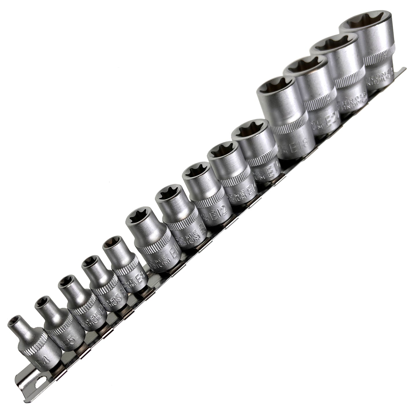 14 x Einsätze für aussen TORX Nuss E-PROFIL 1/4" 3/8" 1/2" Antrieb E4-E24 Cr-V