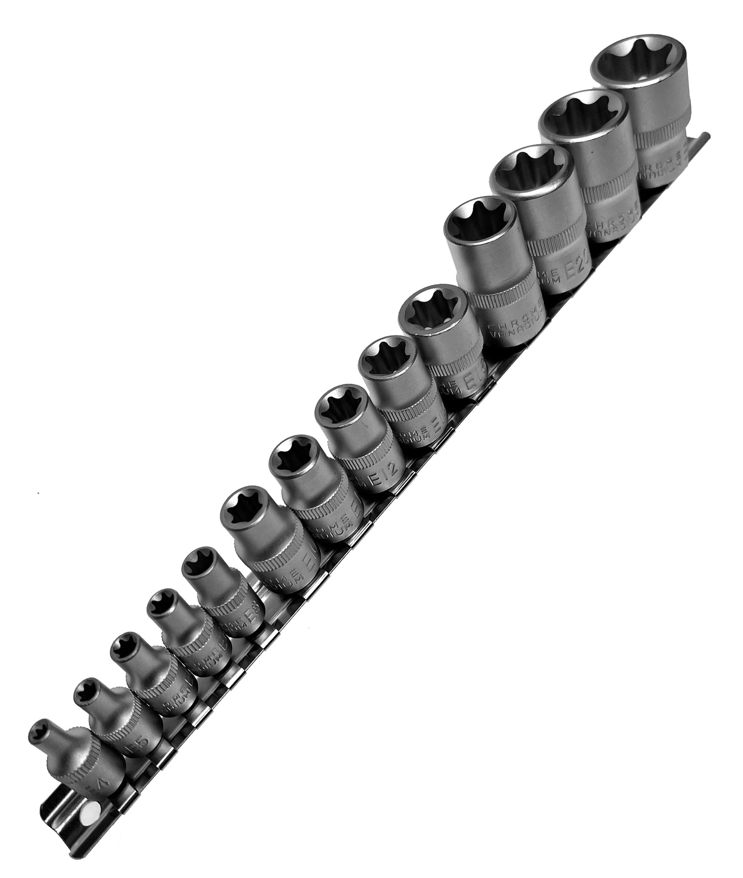 14 x Einsätze für aussen TORX Nuss E-PROFIL 1/4" 3/8" 1/2" Antrieb E4-E24 Cr-V