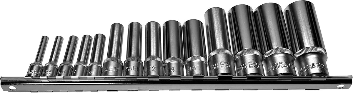 14 x Lange Stecknuss aussen TORX Nüsse von Alkan