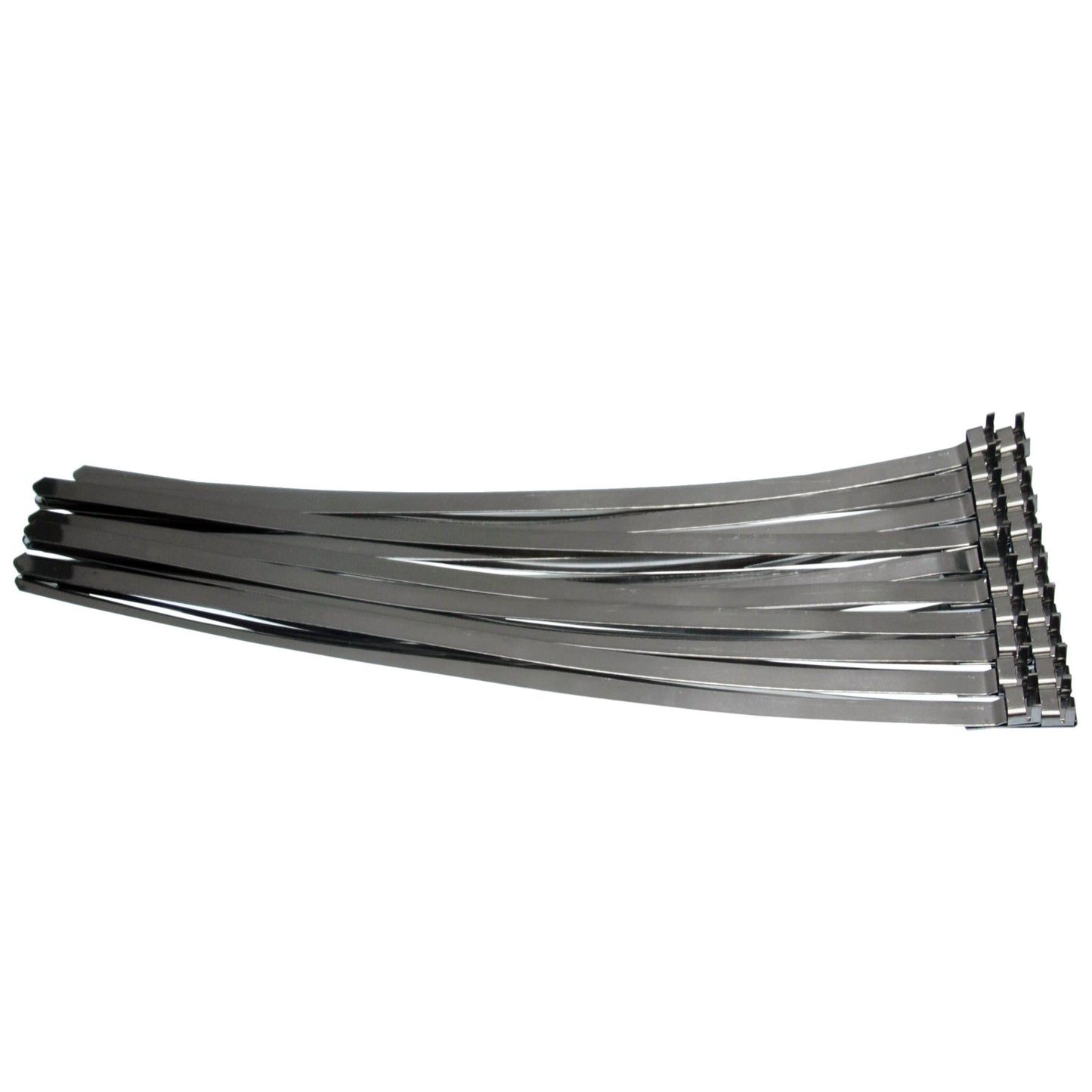 20 x Vorgefertigte Edelstahl 304SS Schlauchbandschellen Kabelbinder Länge 360 mm