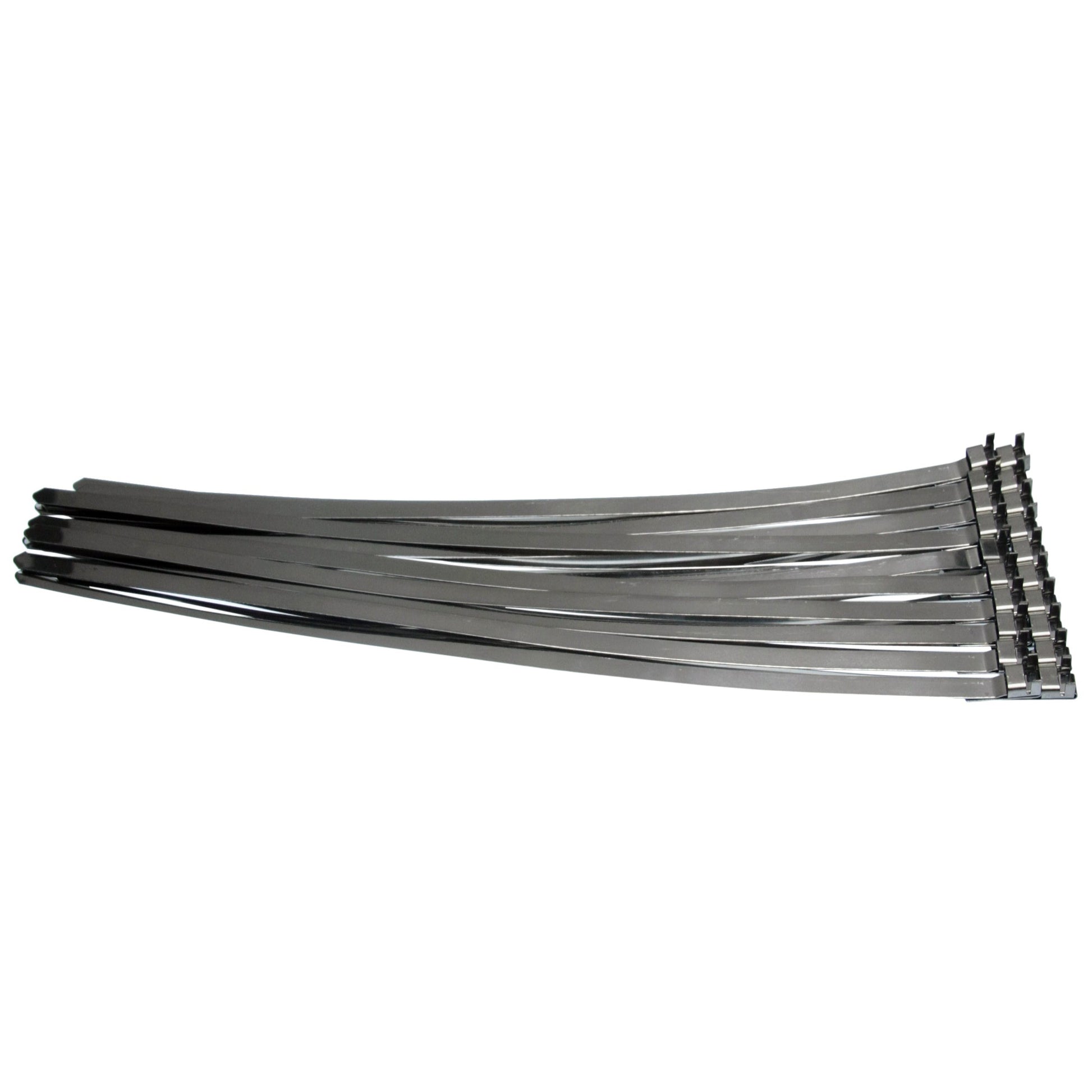 20 x Vorgefertigte Edelstahl 304SS Schlauchbandschellen Kabelbinder Länge 480 mm