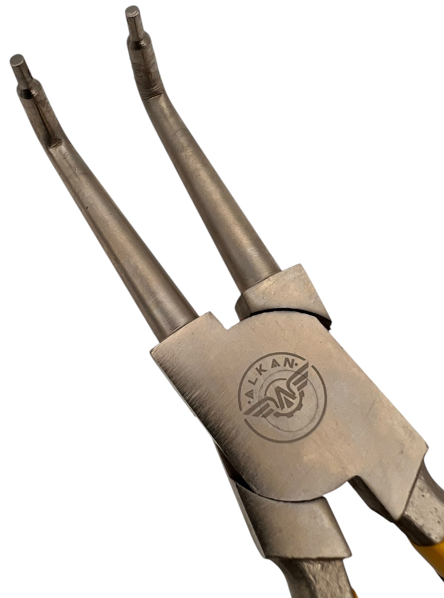 XL Sprengringzange Sicherungsringzange ca. 300 mm 90° abgewinkelt für Innenringe