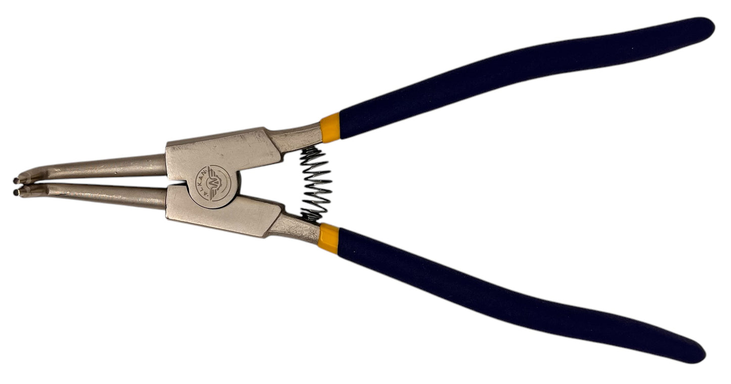 XL Sprengringzange Sicherungsringzange ca. 300 mm 90° abgewinkelt für Außenringe