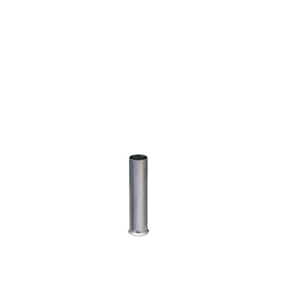 100 x Aderendhülsen-Sortiment - unisoliert / blank - 0,5qmm / 0,5mm² Länge 8 mm
