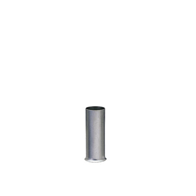 100 x Aderendhülsen-Sortiment - unisoliert / blank - 1,5qmm / 1,5mm² Länge 8mm