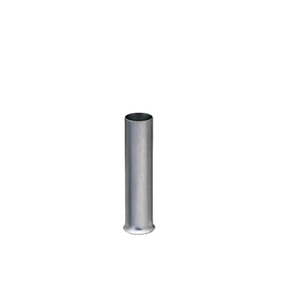 100 x Aderendhülsen-Sortiment - unisoliert / blank - 1,5qmm / 1,5mm² Länge 12mm
