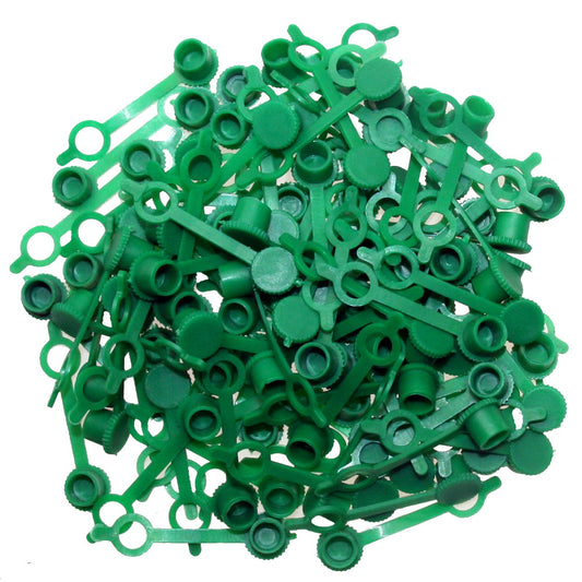 10 x M6 Kegel-Schmiernippel-Kappen Staub-Abdeckkappen Fettnippel-Schutz GRÜN