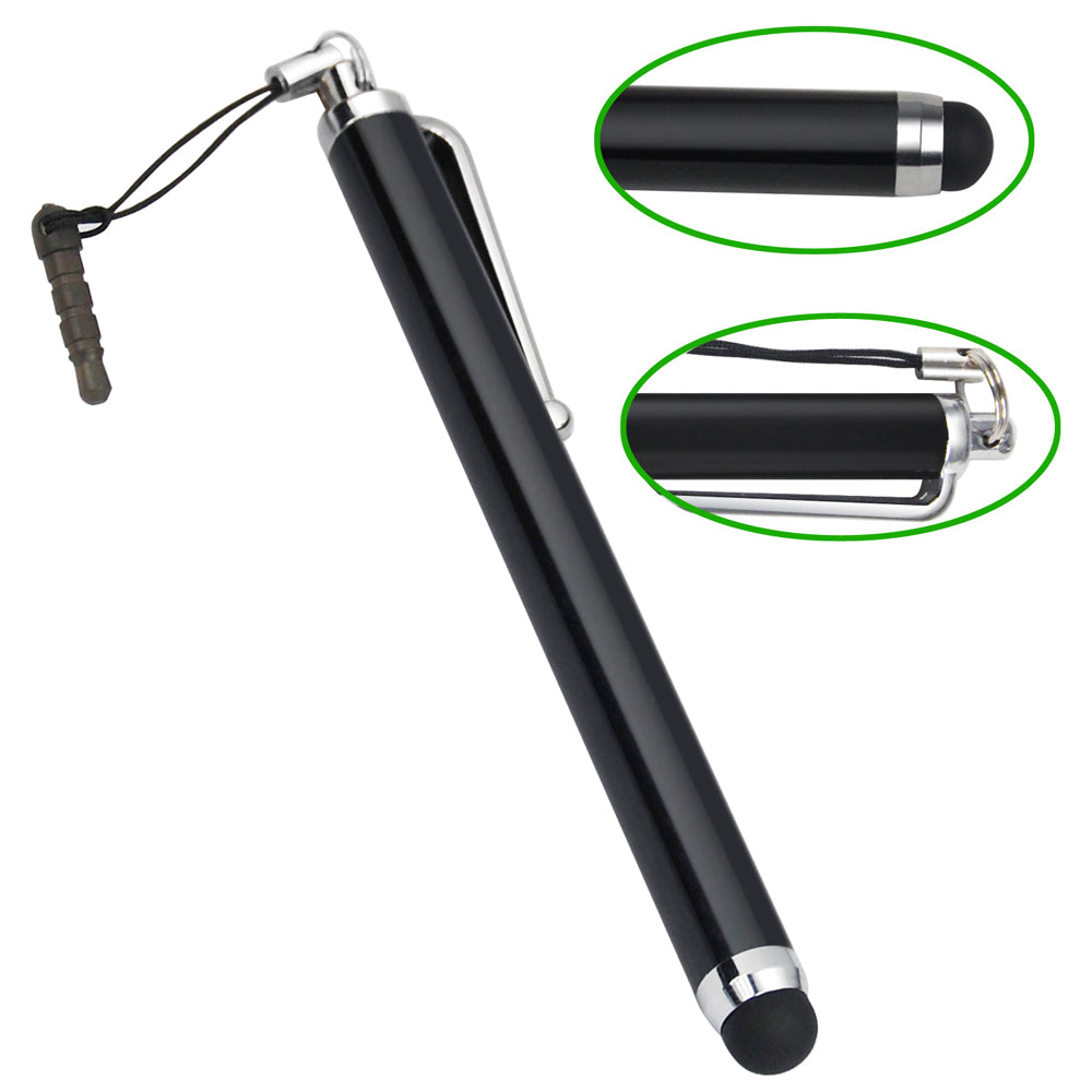 Stylus Stift mit Staubschutz für alle Touchscreen-Geräte iPhone, Galaxy Tab etc.