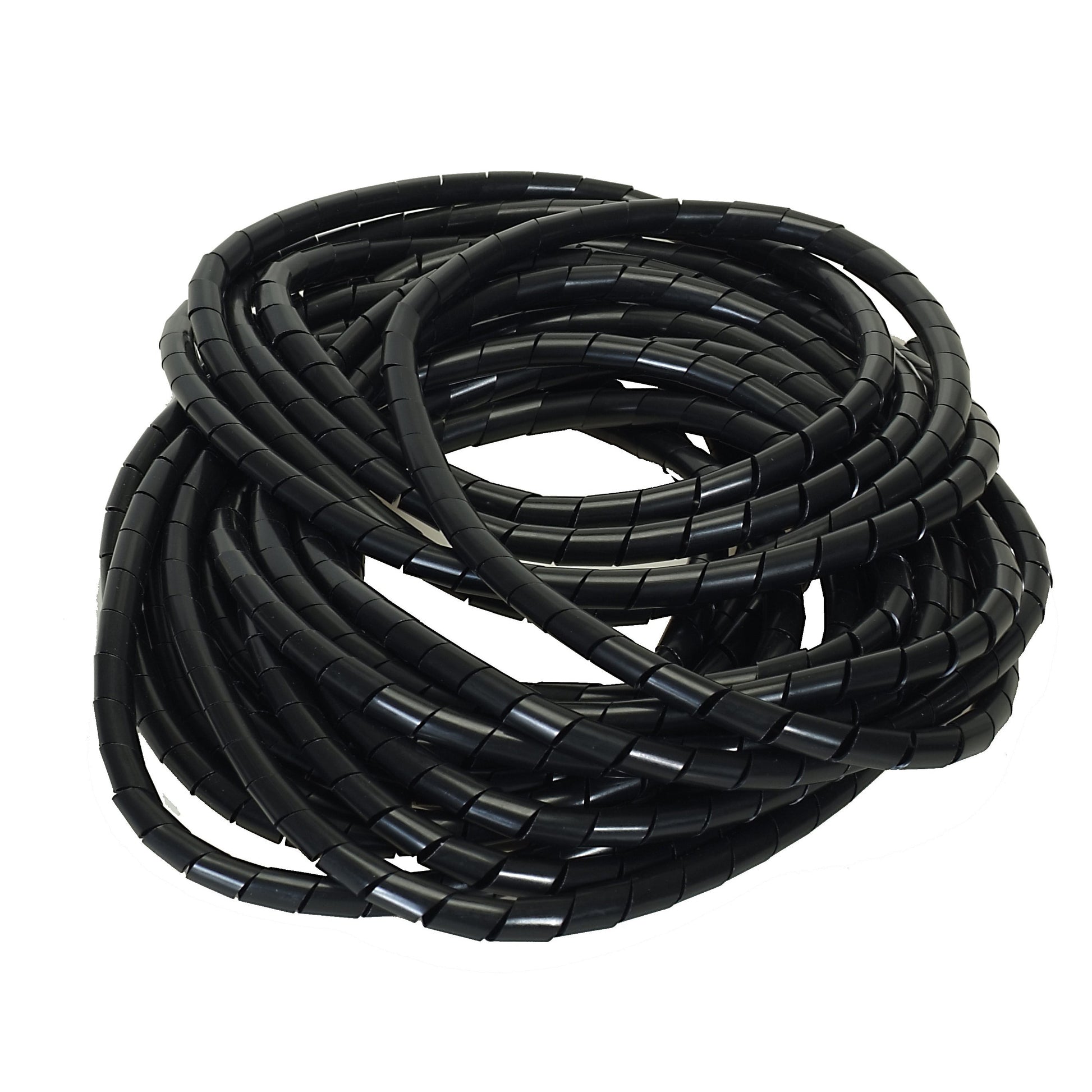 Flexible-Kabelspirale Spiralschlauch - Bündelbereich Ø15-100mm Länge10 m SCHWARZ