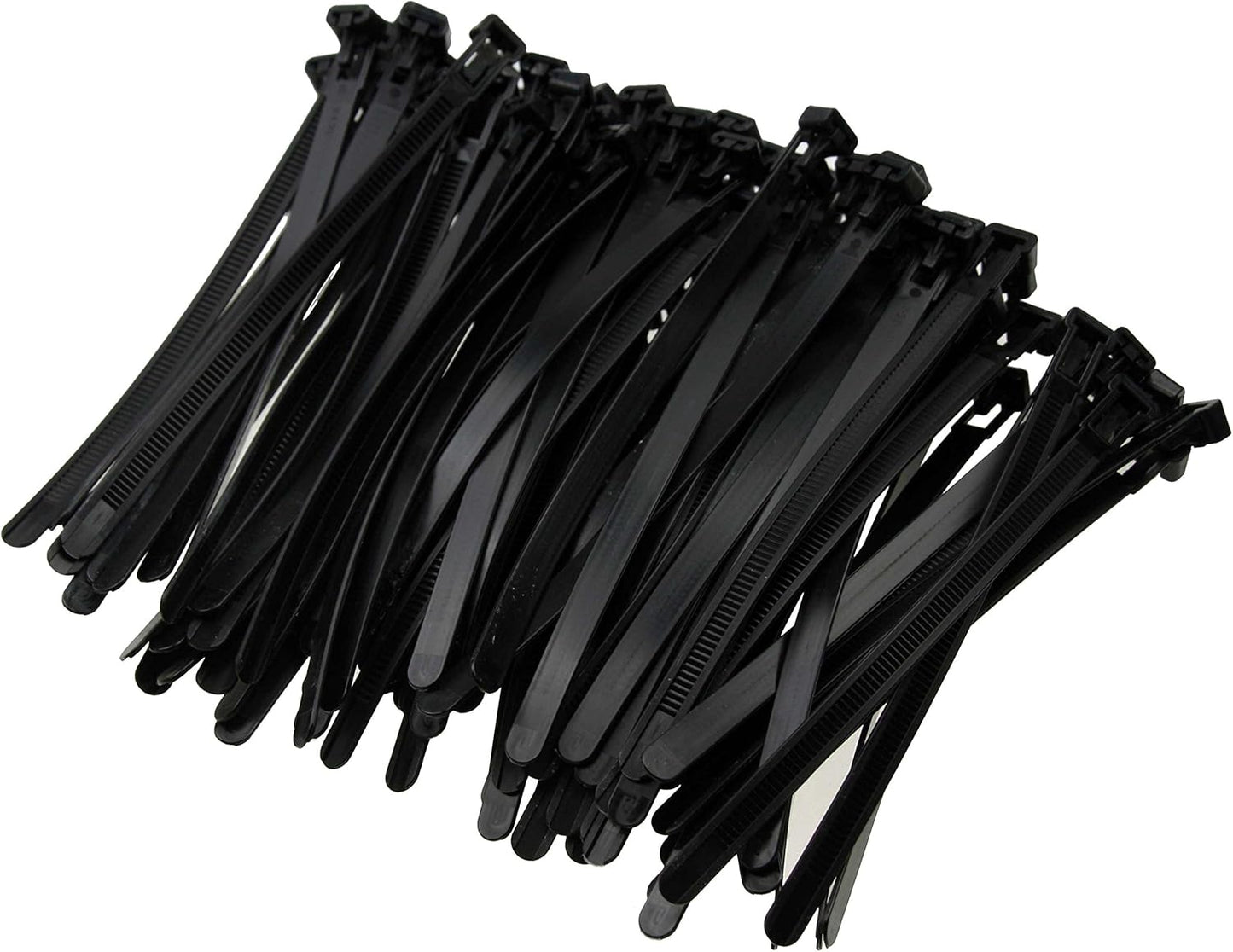 100-200-500x Kabelbinder SATZ - WEIß / NATUR o. SCHWARZ L150 bis 500 mm wiederlösbar