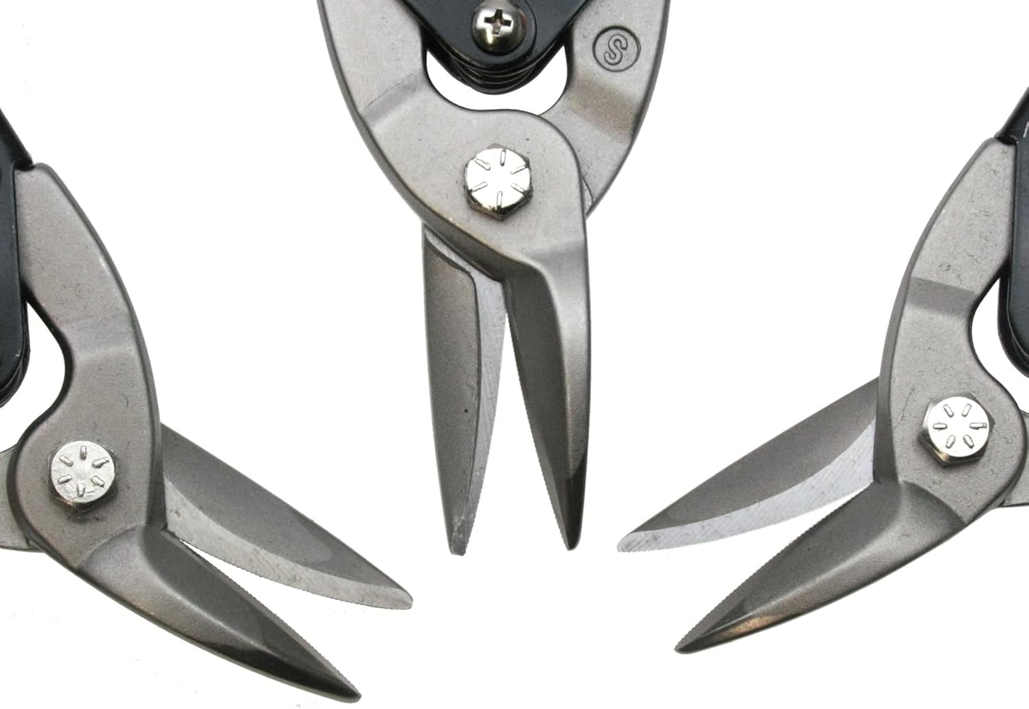 Blechscheren 3er Set Spitze Close Up