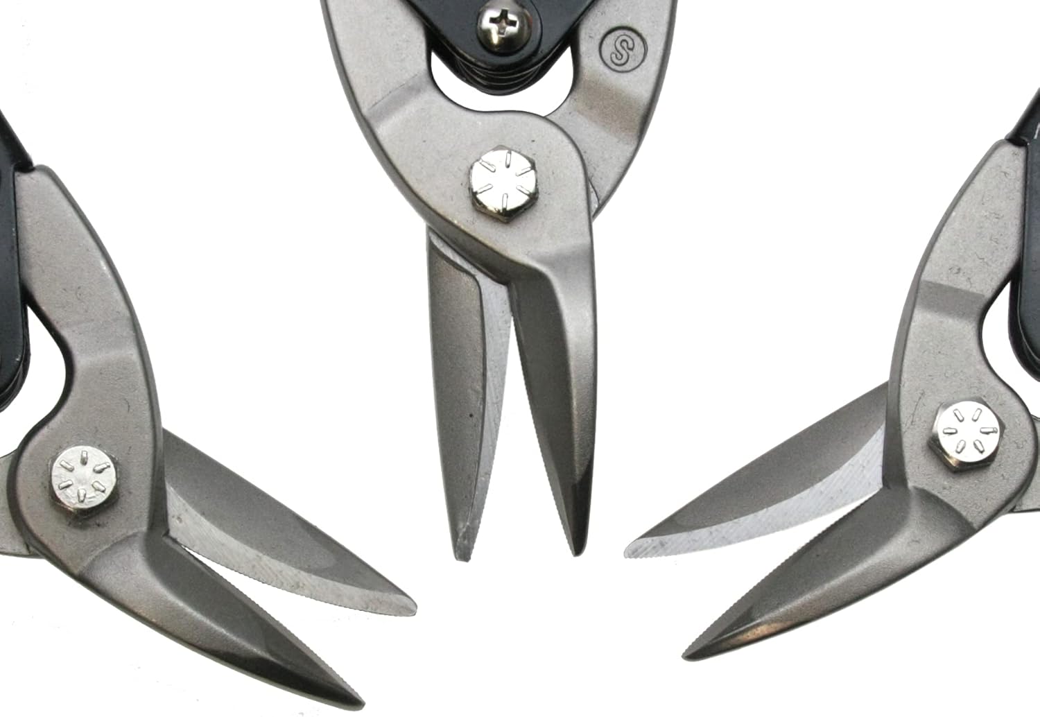 Blechscheren 3er Set Spitze Close Up