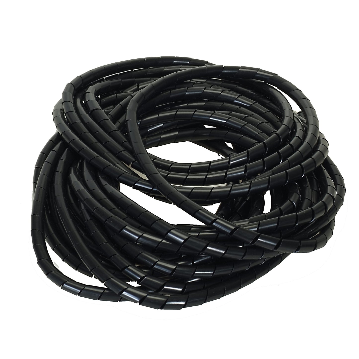 Flexible-Kabelspirale Spiralschlauch - Bündelbereich Ø20-130mm Länge10 m SCHWARZ