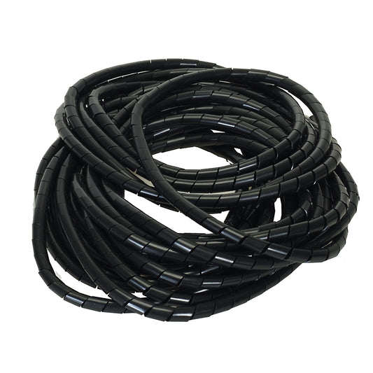 Flexible-Kabelspirale Spiralschlauch - Bündelbereich Ø20-130mm Länge10 m SCHWARZ